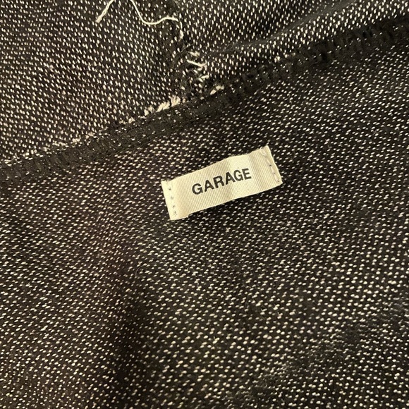 Garage Charcoal Striped Shawl with Hood - Picture 7 of 7